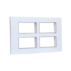 LEGRAND LYNCUS PLATE+FRAME 16M WHITE-677516
