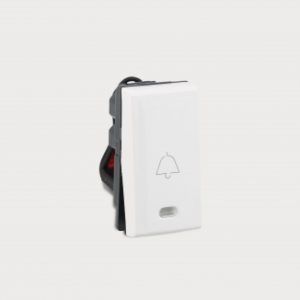 LEGRAND MYRIUS 6A BELL PUSH1W1M IND WHITE NRI-673021