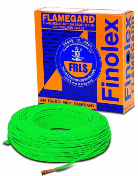 Finolex MultiStrand Wire Flameguard (180m) 1 Sqmm -Green