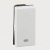 LEGRAND MYRIUS 16A SWITCH 1W1M IND WHITE NRI-673010