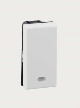 LEGRAND MYRIUS 16A SWITCH 1W1M IND WHITE NRI-673010