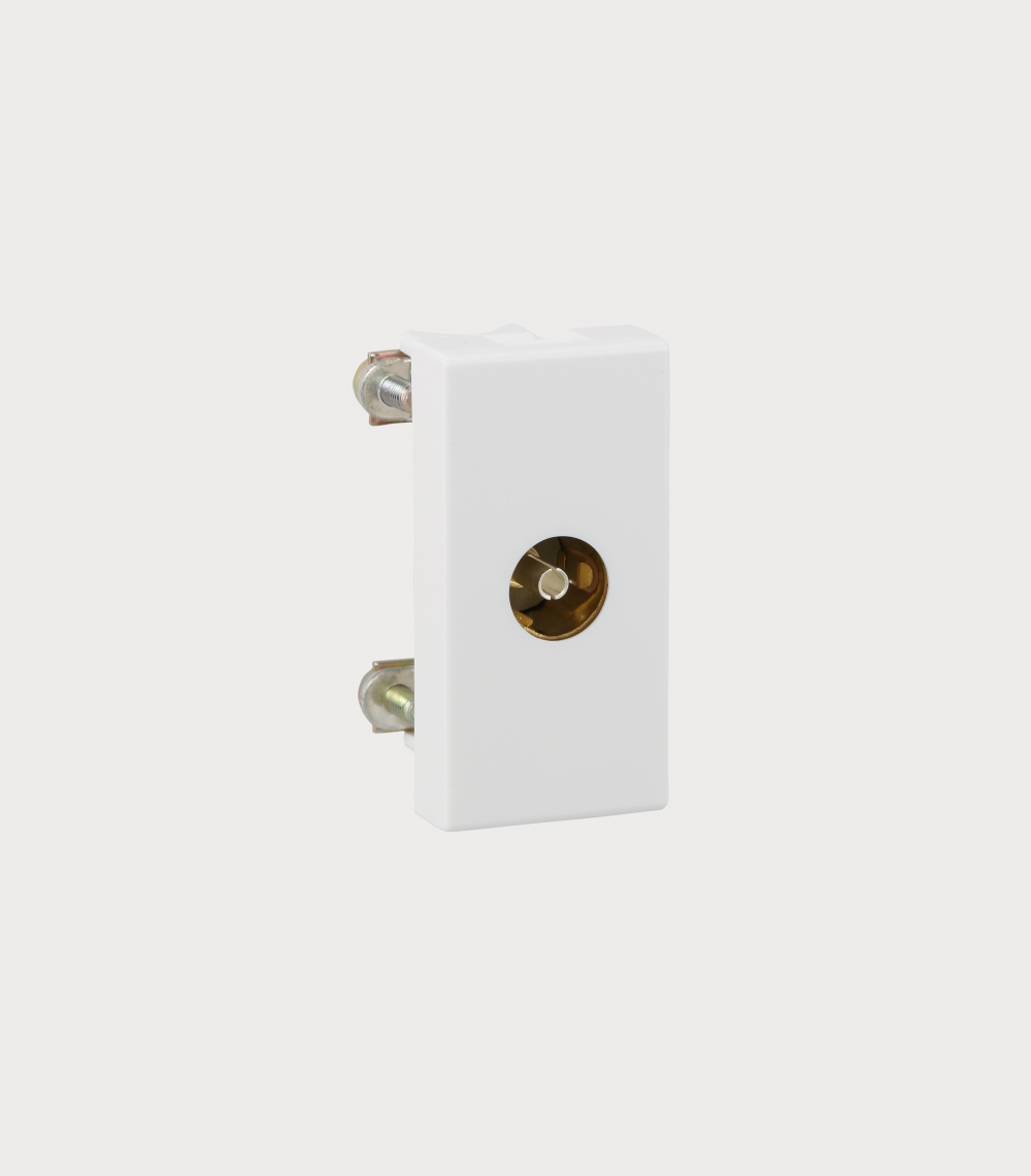 LEGRAND MYRIUS TV CO-AXIAL SOCKET WHITE NRI-673050