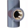 Sumolex Pvc Brass Tee 1" X 1/2"