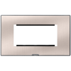 LEGRAND MYRIUS PLATE+FRAME 3M PEARL CHAMP-679563
