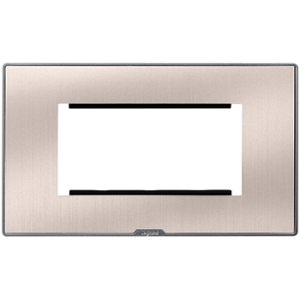LEGRAND MYRIUS PLATE+FRAME 3M PEARL CHAMP-679563