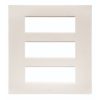 LEGRAND LYNCUS PLATE+FRAME 18M WHITE-677518