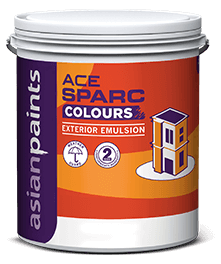 Asian Paints Ace Sparc Exterior Emulsion Sunrise 1ltr