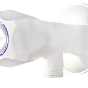 Watertec M Series Right Angle Stop Valve 1/2-Ivory