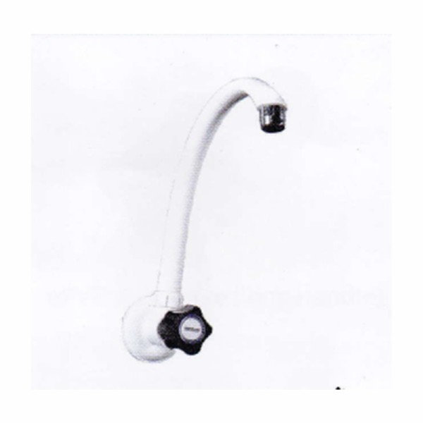 Watertec Sinktap Wallmounted Long Spout 1/2"-Ivory