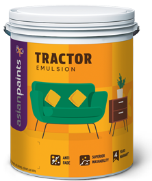 Asian Paints Tractor Emulsion super White 4 L