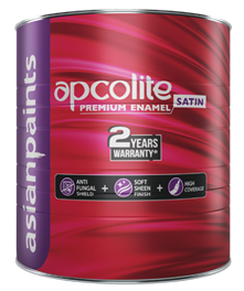 Asian Paints Apco Satin Enamel White 1l