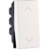 LEGRAND MYRIUS 6A SWITCH 2W1M WHITE-679201