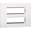 LEGRAND MYRIUS PLATE+FRAME-12MM WHITE-679512
