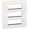 LEGRAND MYRIUS PLATE+FRAME 18M WHITE-679518