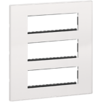 LEGRAND MYRIUS PLATE+FRAME 18M WHITE-679518