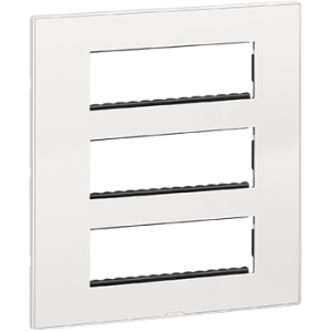 LEGRAND MYRIUS PLATE+FRAME 18M WHITE-679518