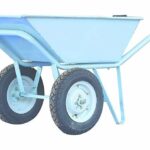 Agricultural Trolley Double Wheel (Heavy) Blue