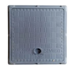 FRP Manhole Cover Grey 2.5x2.5