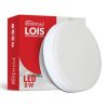 Inventaa Led Surface Light Lois 8W- Round