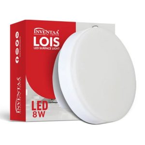 Inventaa Led Surface Light Lois 8W- Round