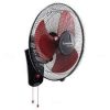 Cg Wall Fans Torpedo 16" Black&Red