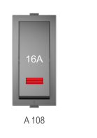 Av Aqva 1 Way Switch- A108 16A