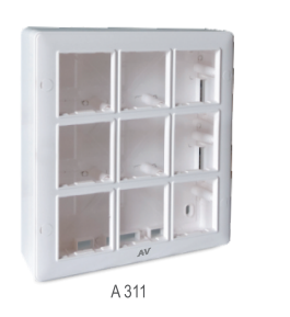 Av Surface Box 8module