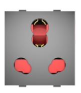 Av Aqva 16A 2x1 Sockets - A136